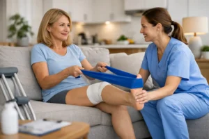 Guía de rehabilitación postoperatoria domiciliaria