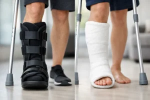 Walker o yeso para fractura: qué conviene