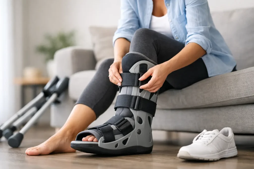 Cómo usar una bota walker sin errores