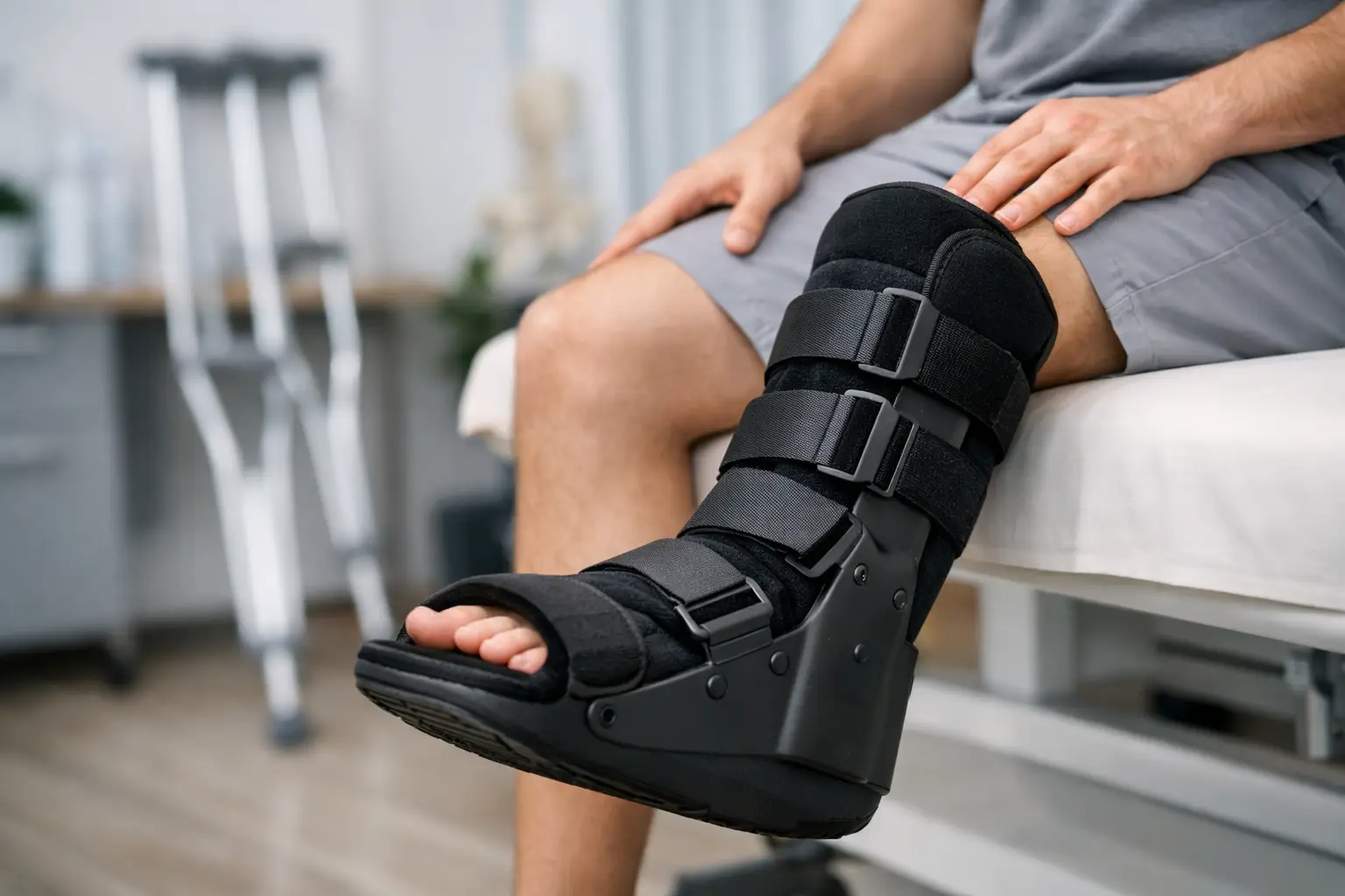 Bota postoperatoria pie: cuándo usarla