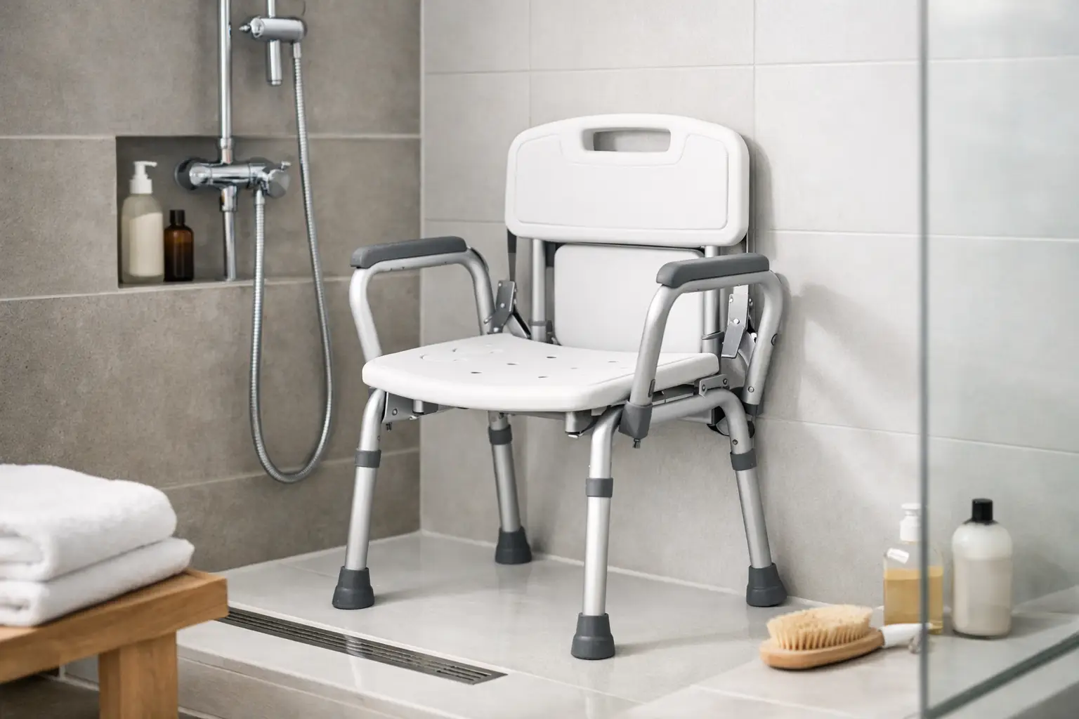 Silla de ducha plegable: cómo elegir bien