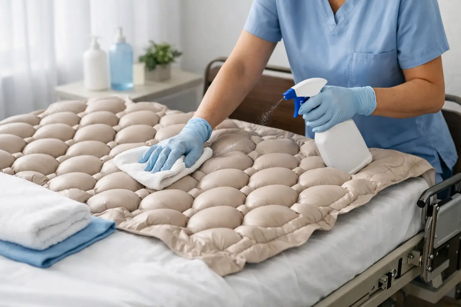 Cómo limpiar colchón antiescaras correctamente