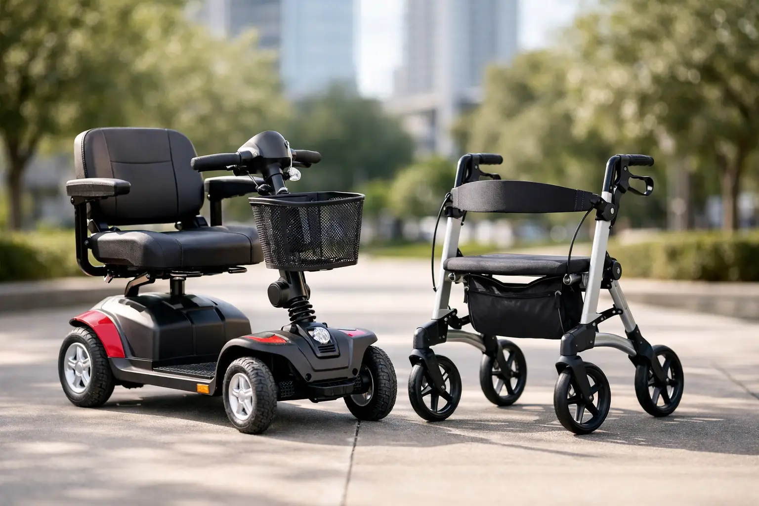 Scooter eléctrico o andador: cuál conviene más