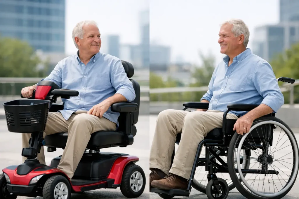 Scooter eléctrico o silla manual: cuál elegir