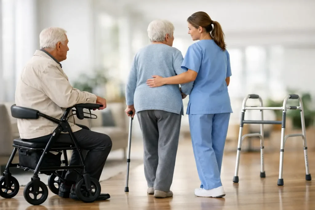 Qué andador necesita un anciano según su movilidad