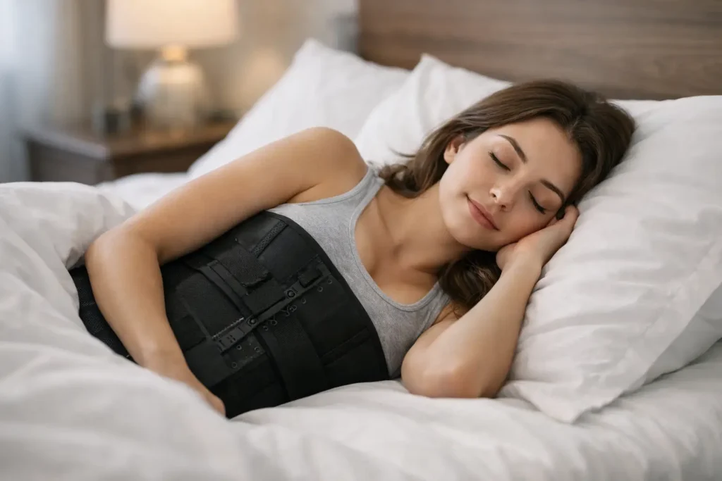 ¿Se puede dormir con corsé? Cuándo sí y cuándo no