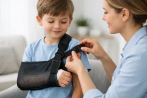 Cómo regular un cabestrillo infantil sin molestias