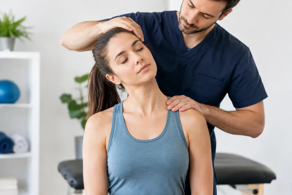 Guía de rehabilitación cervical paso a paso
