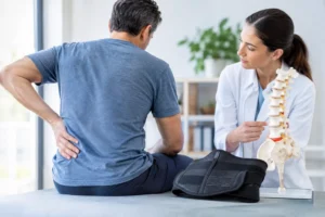 Caso de hernia discal: qué hacer y qué apoyo usar