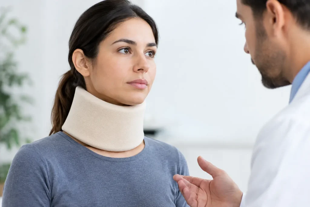 Cuándo usar collarín cervical y cuándo evitarlo