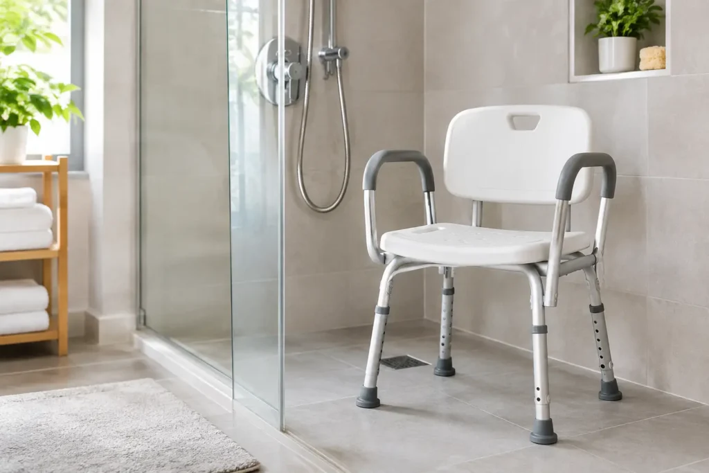 Qué silla cómoda para ducha elegir con seguridad